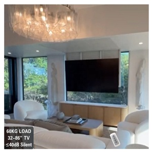 Soporte Motorizado para <span class=keywords><strong>TV</strong></span> de Techo Abatible JGST Smart Home con Certificación CE de 65-75-86 Pulgadas para Sala de Reuniones - Product Image 1
