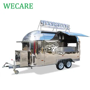 WECARE Xe Tải Thực Phẩm Remorque Xe Kéo Phục Vụ Nhà Bếp Xe Đẩy Thực Phẩm Ăn Nhẹ Carro De Comida Rapida Và Xe Kéo Thực Phẩm Được Trang Bị Đầy Đủ