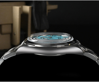 Haute qualité en gros 36mm en acier inoxydable 316l dôme saphir 20atm plongeur plongée mécanique automatique montre hommes à vendre
