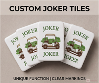 Jeu de Mahjong de Golf en Acrylique 160 Tuiles Sculptées, Jeu Classique pour Soirée, Jeu de Table à Domicile, Coffret Cadeau Amusant, Emballage Non Toxique CE