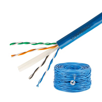 Câble Ethernet UTP CAT6 CHANGBAO, rouleau de 305 m, 23 AWG, cuivre, haute vitesse, PoE, communication réseau LAN, câble en vrac
