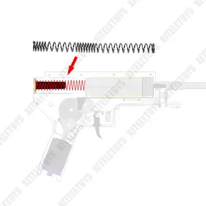 ジェルブラスターアクセサリーおもちゃ銃アップグレードパーツM90M120 1.2 1.3強いスプリング