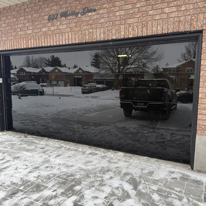 Puerta de Garaje de Aluminio sin Marco con Espejo Reflectante de Alto Estándar, Fabricada por un Fabricante Profesional de <span class=keywords><strong>Puertas</strong></span> de Garaje en 2026 - Product Image 2