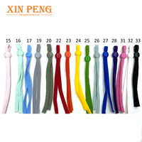 Bande élastique réglable de 5 mm, cordon élastique réglable, boucle d'oreille élastique, cordon de réglage, arrêt-cordon