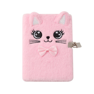 A5 gato de dibujos animados con Cuaderno de bloqueo lindo bordado lentejuelas cuaderno para estudiantes - Product Image 6