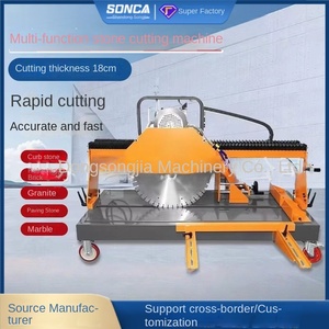 Machine à découper la pierre de bureau multifonctionnelle pour briques réfractaires, marbre, briques aérées, pierre de circulation routière - Product Image 5