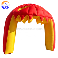 Arche gonflable personnalisée en forme de citrouille pour Halloween, modèle d'activité thématique, accessoires de décoration publicitaire avec souffleur en tissu Oxford