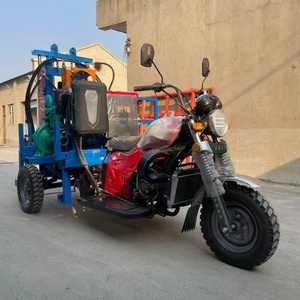 Exportation vers l'<span class=keywords><strong>Afrique</strong></span> : Nouvelle plateforme de forage de puits d'eau portable à trois roues haute performance pour puits profonds de 100m, 150m, 200m - Product Image 3