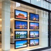 Écrans LCD numériques multi-écrans pour vitrine, agence immobilière, publicité commerciale, affichage numérique