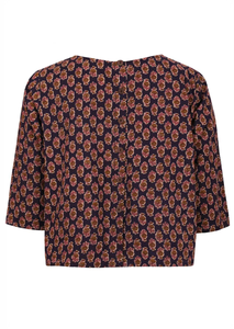 Blusa Casual Ligera de Alta Calidad para Mujer, Fabricada en 100% Algodón con Botones Decorativos en la Espalda, para Ropa de Verano - Product Image 5