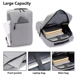 Custom Logo Business Men Mochila Travel Student Polyester Usb <b>Waterproof</b> Bagpack <b>Back</b> <b>Pack</b> Design School Laptop Bag Backpacks - Product Image 3