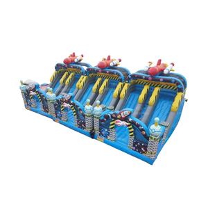 Hot Selling Custom Outdoor Aufblasbare Space Rocket Slide Combo PVC für Kinder partys Trampolin Park Vermietung Großhandel - Product Image 3