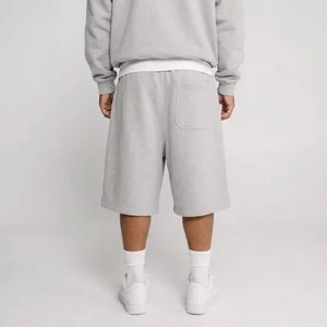 Wholesale Shorts Joggers Streetwear 400 Gsm Sweat Shorts 100 Cotton Drawstring Waist Custom Summer Jogger Shorts with Pockets - Product Image 3