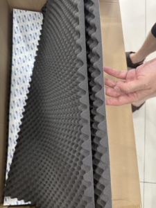 Nhiệt độ cao chịu mài mòn màu đen bọt cách nhiệt & cách âm tường bảng + Bộ nhớ bọt âm thanh vật liệu cách nhiệt - Product Image 2