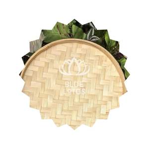 MEILLEUR PRIX Plateau en bambou Blue Lotus fait à la main 2025 Plateau en bambou écologique - Product Image 1