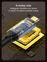Câble USB4.0 Type-C vers C LDNIO TC11C 240W PD 40 Gbps Vidéo 8K avec puce E-Marker, câble tressé, nouveau design, prix usine, CE ROHS
