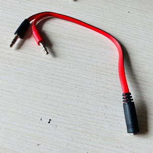 Audio Converter 3.5mm To 2 RCA Male To Female <b>Splitter</b> <b>Cable</b> For Headphone Mic Adapter Plastic Material - Product Image 3