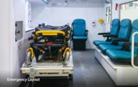Ambulance blindée tout-terrain diesel à quatre roues motrices, transport multi-personnes, personnalisable, multi-lits, autres équipements médicaux, Euro 4