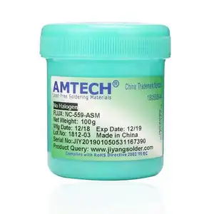 AMTECH NC-559-ASM 100% オリジナルはんだペーストBGAPCBノークリーン100gはんだペースト電話修理