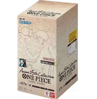 One Piece TCG EB02 Anime 25th Collection Booster Box sigillato di fabbrica, 24 bustine di carte collezionabili per età 14+
