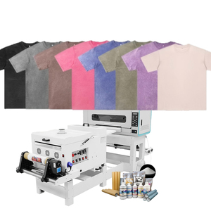 T-shirt blanc 210g 100% coton, style vintage streetwear, coupe oversize, effet délavé, pour impression DTG et DTF, broderie. - Product Image 1