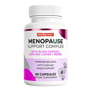 Cápsula Herbal para la <span class=keywords><strong>menopausia</strong></span> para mujeres, cápsula de buena calidad con etiqueta privada Oem para el equilibrio de las hormonas con trébol rojo Cohosh negro - Product Image 2