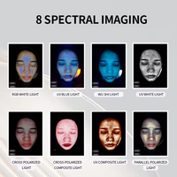 AI 3D Smart Skin Analyzer High-Definition Screen Skin Analyzer 8 Spectrum Indicator Analysis Skin Analyzer