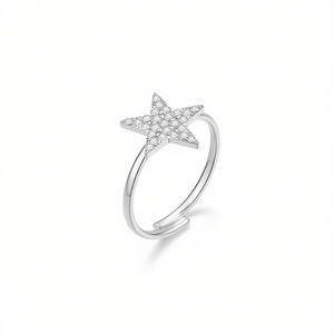 แหวนแฟชั่นประดับเซอร์โคเนีย A0124 สำหรับผู้หญิง เครื่องประดับคุณภาพสูง - Product Image 3