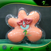 Personnalisé Extérieur Gonflable Double Couche Fleur Ballon Gonflable pour Événement Fête Décorations Publicité