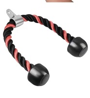 Équipement de fitness portable pour la maison, système de poulie à câble pour l'entraînement des triceps et des biceps, corde en nylon