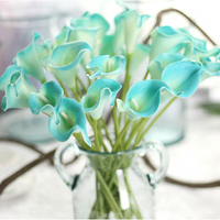 Bouquet de mariage Calla avec lys, nouvelles fleurs artificielles, pour une décoration de fête à la maison, toucher réaliste