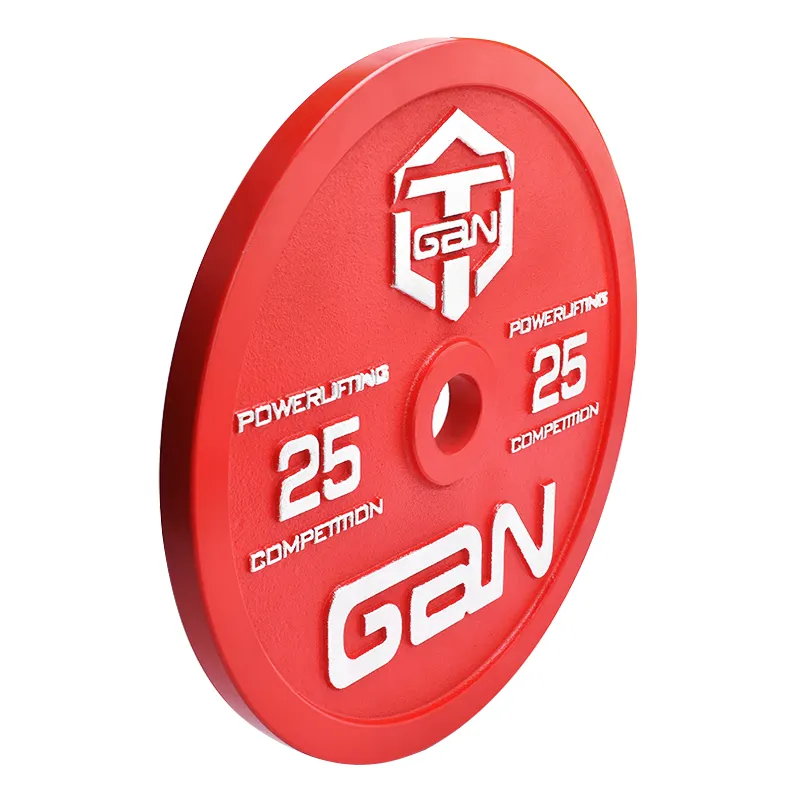 45 Pond 25Kg Stalen Bumper Gym Gewichtheffen Powerlifting Gekalibreerde Plaat Chroom Fitness Apparatuur Fabrikant