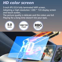 Console de jeu rétro D50 Max, 26 émulateurs, système Android, double joystick RGB 3D, console de jeu vidéo portable pour enfants et adultes, cadeau