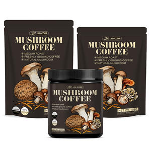 OEM 10 in 1 caffè a fungo biologico etichetta privata con 10 Superfood leoni criniera Reishi Chaga Cordyceps caffè istantaneo - Product Image 2