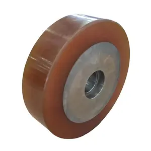 Pu Wheel Factory Direct Supply High Quality Conveying Roller 300x85x72 Solid Wheel Tires