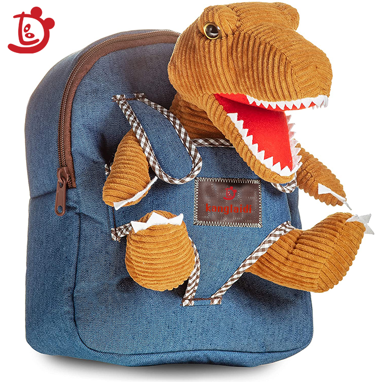 Детский рюкзак с динозавром, удобные школьные ранцы для малышей, детский садовый портфель с динозавром для мальчиков и девочек