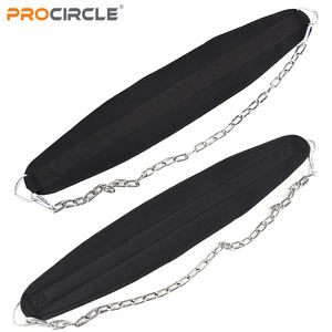 Özel baskı ağırlık kaldırma daldırma naylon dalış kemeri Dips ve çekme Ups için çelik zincir ile - Product Image 6