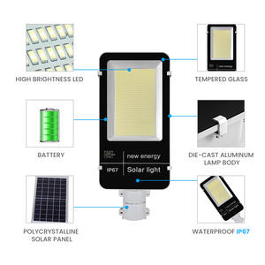 Lista de Precios de Lámparas Solares LED para Exteriores de Alta Potencia de 100w 200w 300w 500w, Impermeables IP65 - Product Image 5