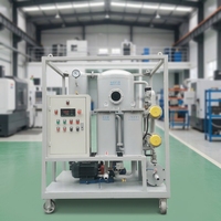 Machine de recyclage d'huile de transformateur à vide monophasée certifiée CE ZJB pour le traitement de l'huile de transformateur des centrales électriques