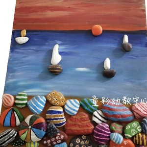 Diy Hand Painted <b>Pebbles</b> Figurine Stone <b>Crafts</b> For Home Decoration 5 7cm Black <b>Pebbles</b> Weighing About 2 Jins - Product Image 3