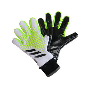 Gants <span class=keywords><strong>de</strong></span> <span class=keywords><strong>gardien</strong></span> <span class=keywords><strong>de</strong></span> <span class=keywords><strong>but</strong></span> <span class=keywords><strong>de</strong></span> football en latex avec protection des doigts et du pouce, fermeture à lacets, unisexe adulte, série écailles <span class=keywords><strong>de</strong></span> poisson - Product Image 1