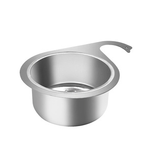 Nahe Stainless Steel Drain Basket 1pc Kitchen Sink Filter For Food Scraps And Garbage Suspension Storage Rack - Product Image 5