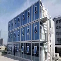 Maison modulaire préfabriquée à construction rapide pour camp de construction et bureau de chantier