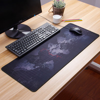 Tapis de souris de jeu grand format avec carte du monde, antidérapant et imperméable, 400*900*3mm