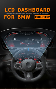 2025 नवीनतम कार गेज डिजिटल इंस्ट्रूमेंट क्लस्टर BMW 3 श्रृंखला e90 e91 e92 e93 lcd स्पीड मीटर डैशबोर्ड