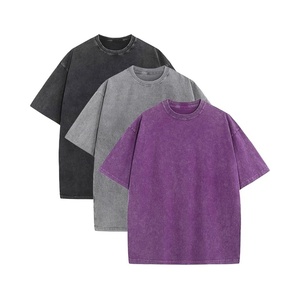 Camiseta de gran tamaño Vintage ODM para hombre, ropa informal holgada con estampado de mapa gráfico, ropa de diario, estilo Hip Hop, moda de algodón - Product Image 6