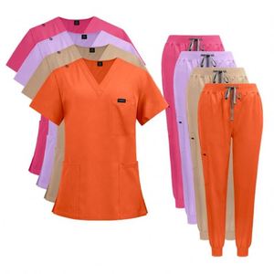 Uniformes Médicos Personalizados para Mujer, 94% Poliéster, 6% Elastano, Uniformes Médicos Unisex Elásticos, Conjuntos de Uniformes de Enfermería Cómodos para Hospital - Product Image 2
