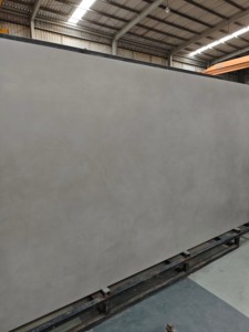 Prix d'usine, dalle en pierre frittée grise hivernale, 3200x1600x12mm, finition mate, dalle en porcelaine moderne, panneaux muraux de douche en pierre artificielle - Product Image 4