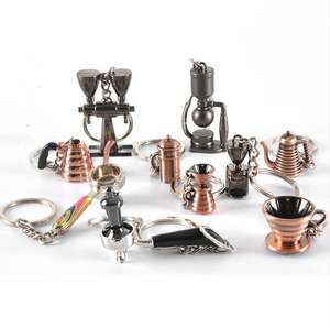 Porte-clés simple, accessoires à café expresso, <span class=keywords><strong>moka</strong></span>, syphon, bouilloire, broyeur, doseur, pichet à lait, portafilter - Product Image 1