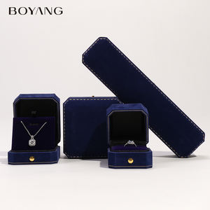 Juego de Caja de Joyería de Terciopelo de Lujo Boyang para Anillos, Colgantes, Collares y Pulseras - Product Image 3